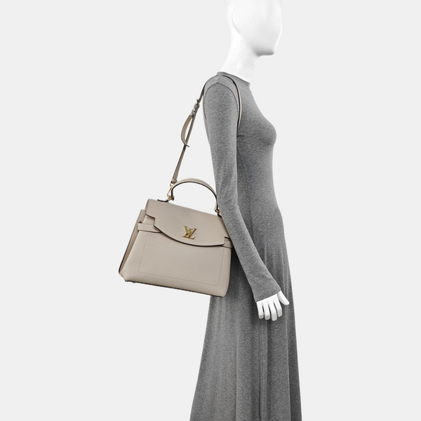 Calfskin Shoulder Bag Beige