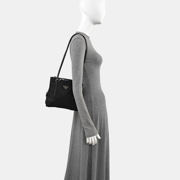 Nylon Tote Bag Black