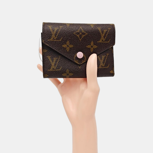 VICTORINE Monogram Coated Canvas Brown Wallet