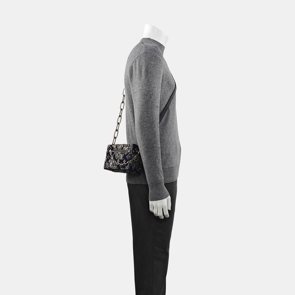 SOFT TRUNK Mini Monogram Denim Blue