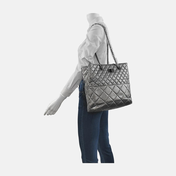 Quilted Calfskin Gray