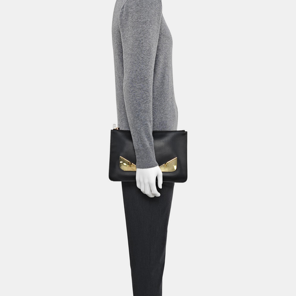 Calfskin Clutch Black