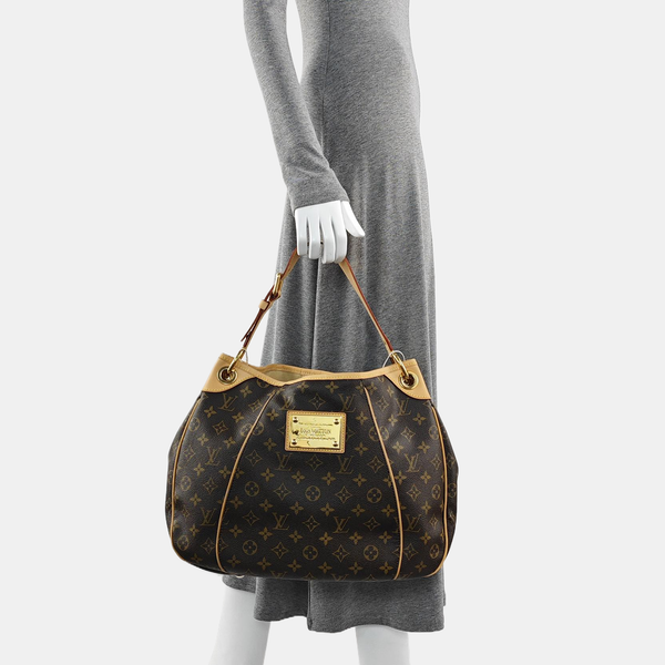 GALLIERA Monogram Coated Canvas Brown