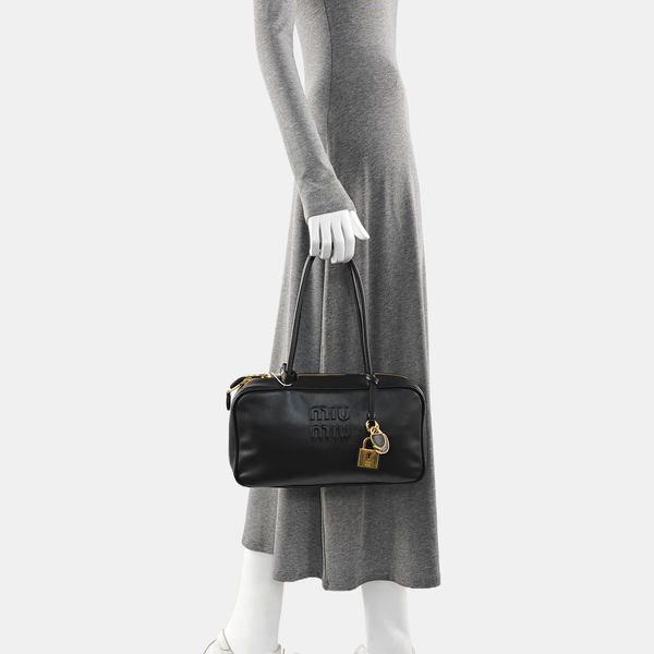 Beau Medium Calfskin Black