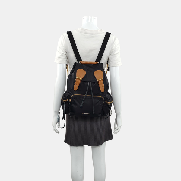 The Rucksack Nylon Black