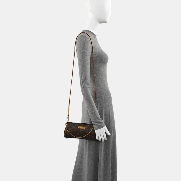 EVA Monogram Coated Canvas Brown