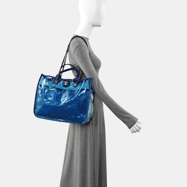 COCO SPLASH Quilted Plastic Blue