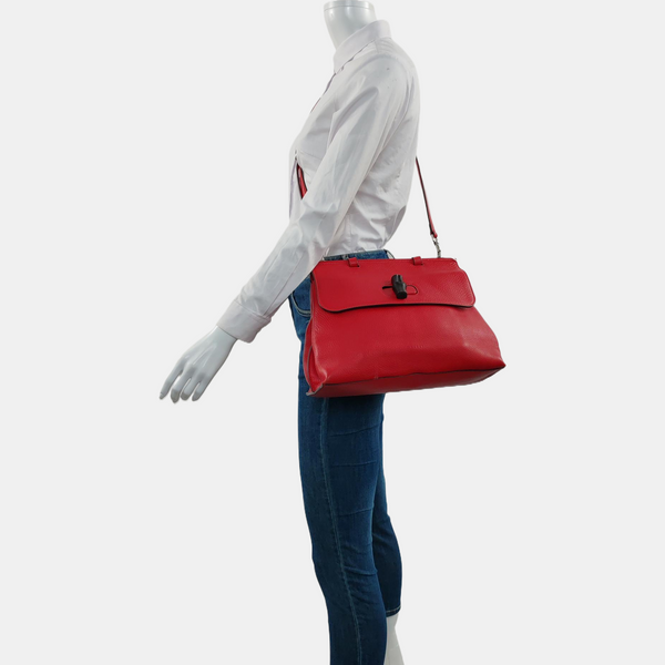 Daily Calfskin Red