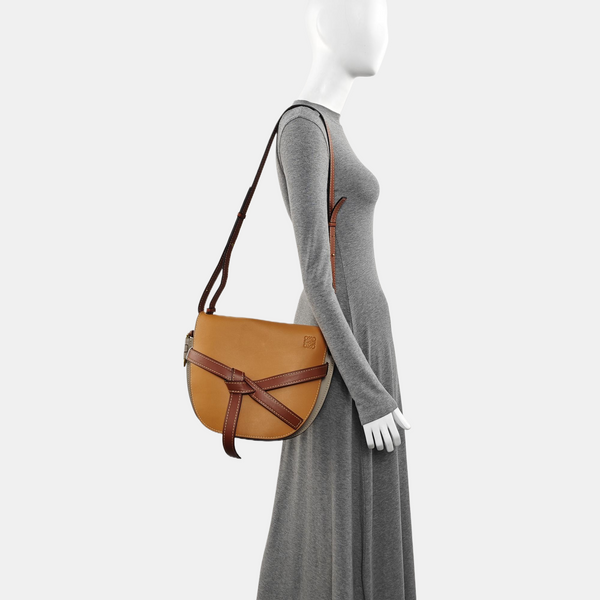 Gate Small Calfskin Brown