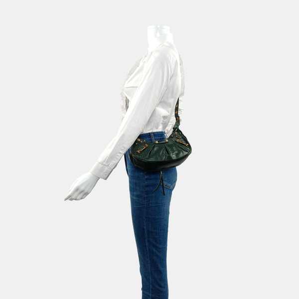 Le Cagole Small Calfskin Green