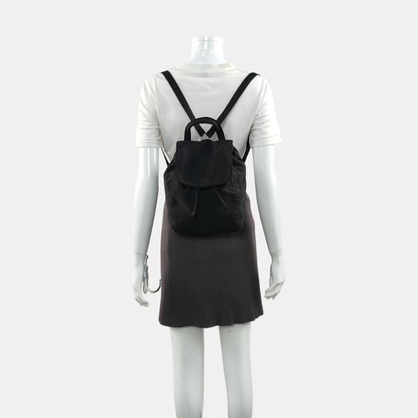 Nylon Backpack Black