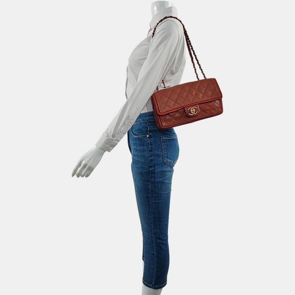 Quilted Calfskin Red