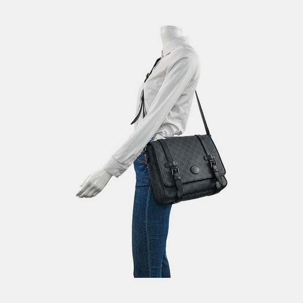 Monogram Coated Canvas Black