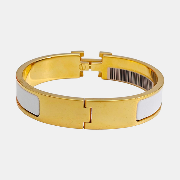Clic H Metal Gold Bangle