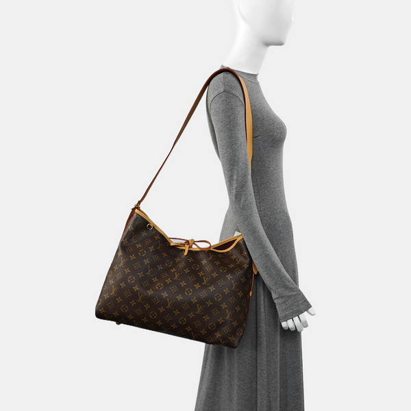 CARRYALL MM Monogram Coated Canvas Brown