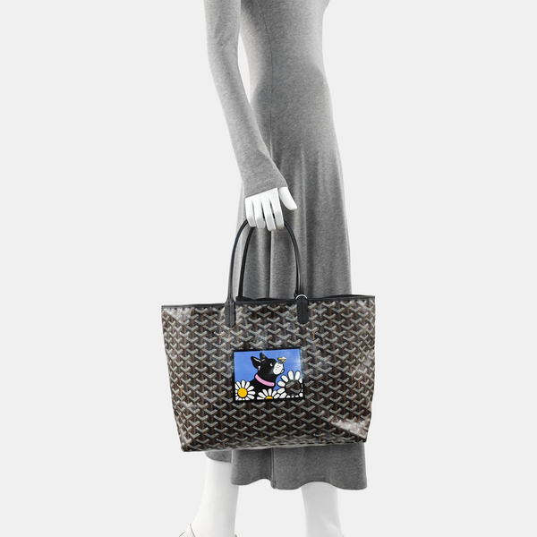 Saint Louis PM Coated Canvas Black