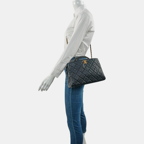 Quilted Calfskin Black