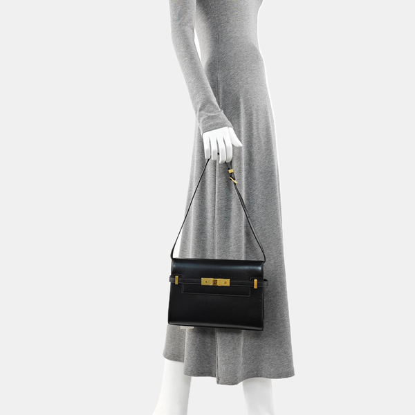 MANHATTAN Small Calfskin Black
