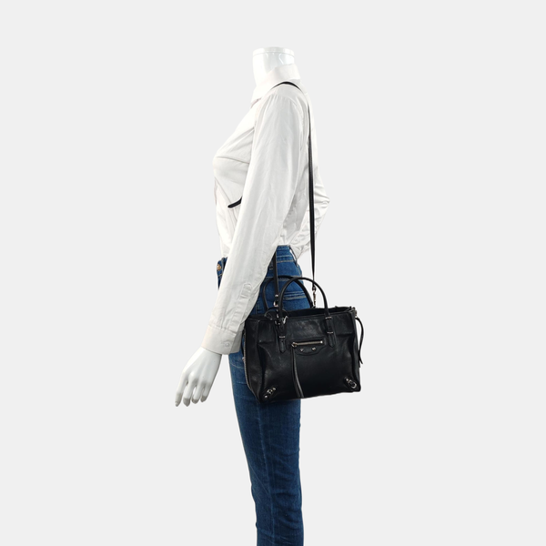 Papier Mini Calfskin Black