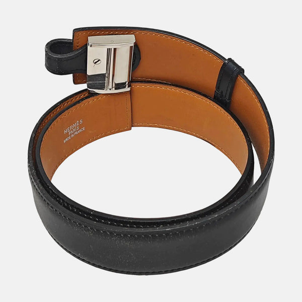 Black Leather Belt
