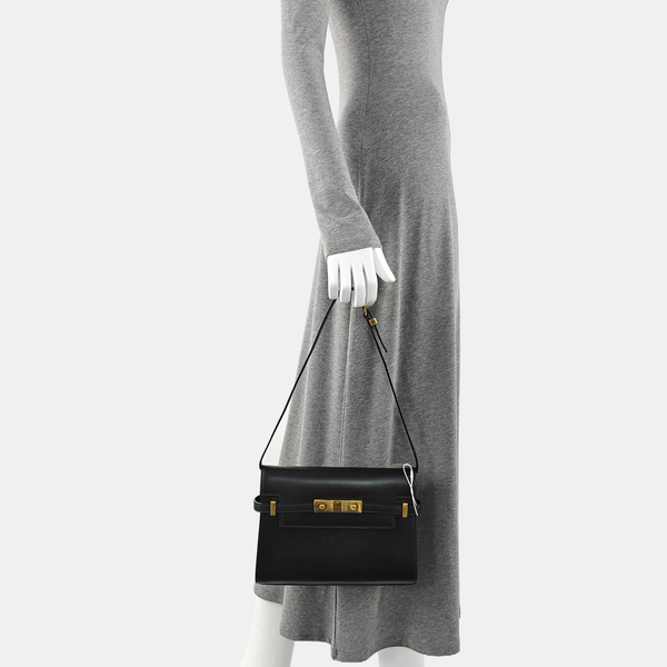 MANHATTAN Small Calfskin Black
