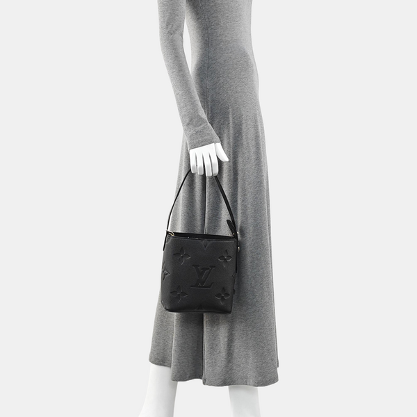 ALL IN BB Monogram Calfskin Black