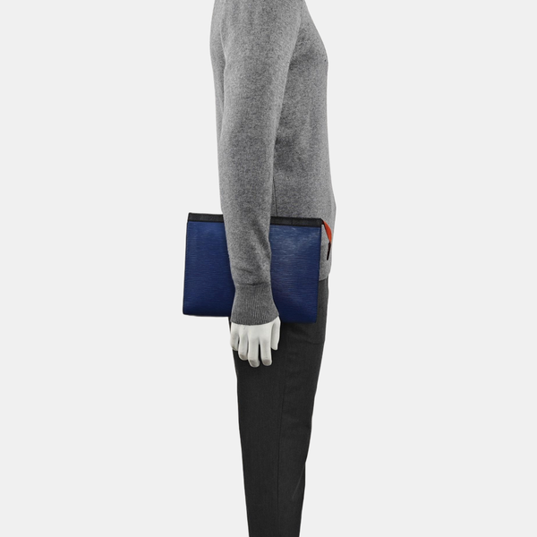Pochette Voyag MM Epi Blue