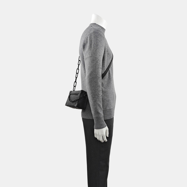 SOFT TRUNK Mini Monogram Calfskin Black