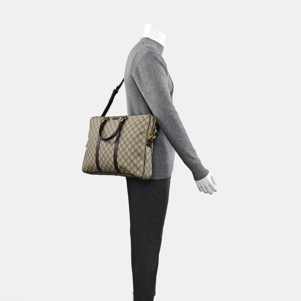 Duffle Monogram Coated Canvas Beige