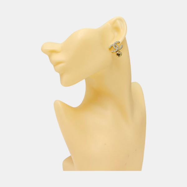 Metal Gold Stud Earrings