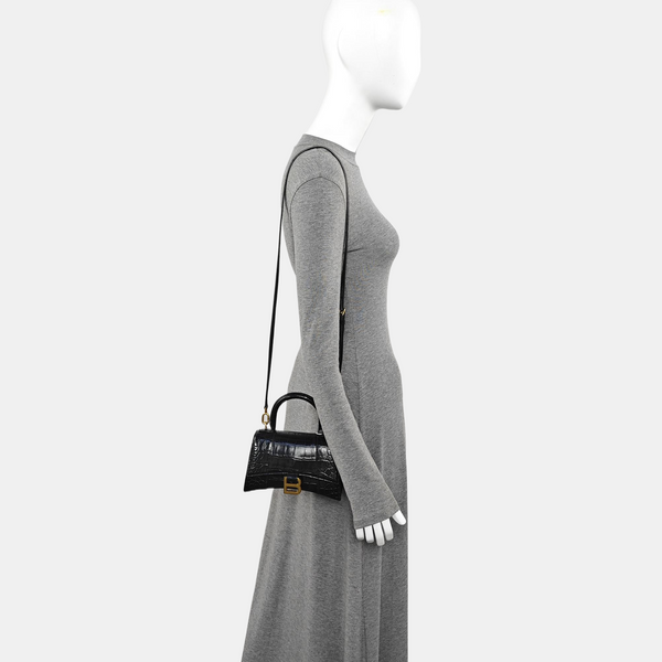 Hourglass XS Calfskin Black