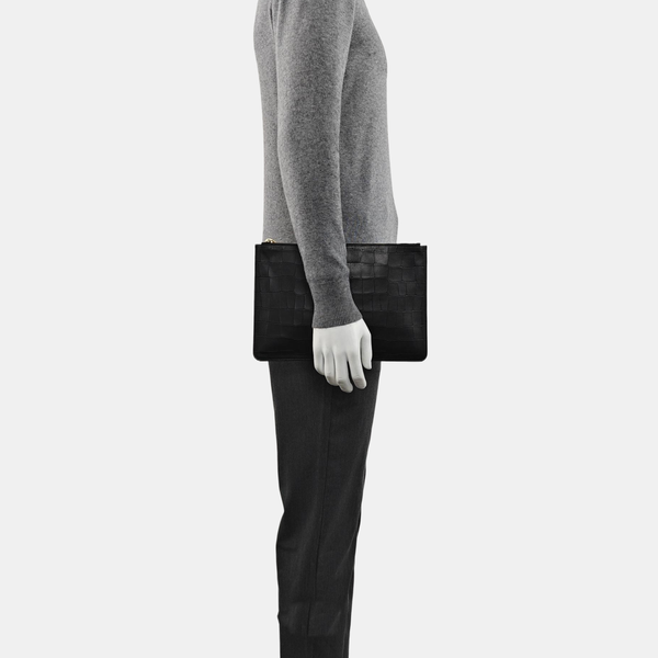 Calfskin Clutch Black