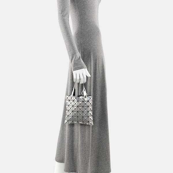 Special Material Tote Bag Mini Silver