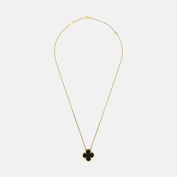 Vintage Alhambra 18k Gold Necklace