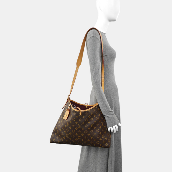 CARRYALL MM Monogram Coated Canvas Brown