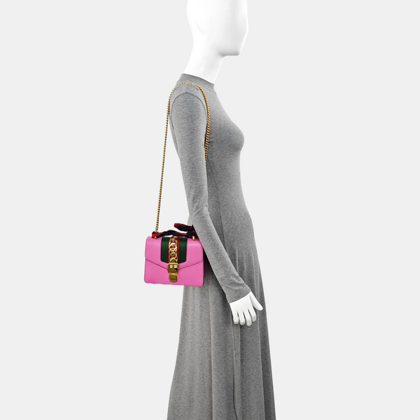 Sylvie Mini Calfskin Pink