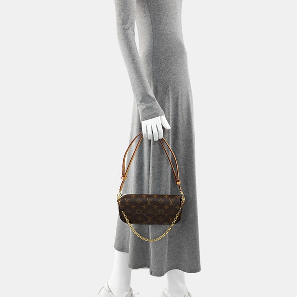 IVY Monogram Coated Canvas Brown
