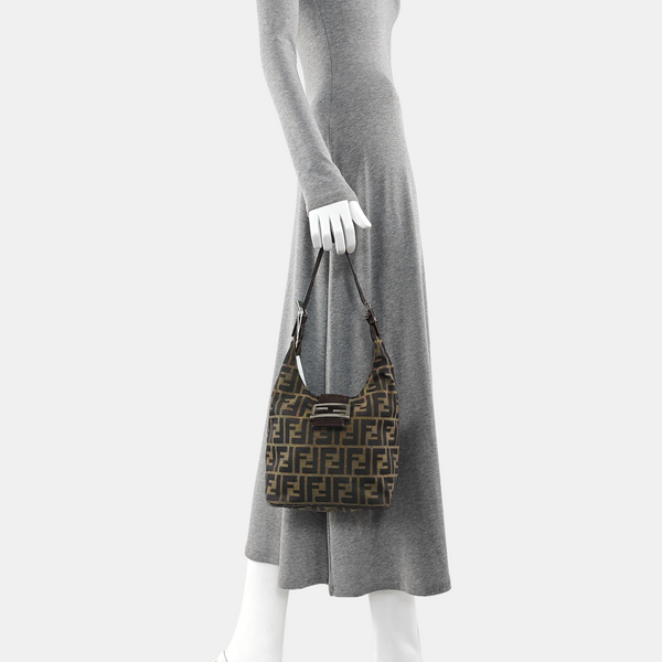 Canvas Shoulder Bag Brown