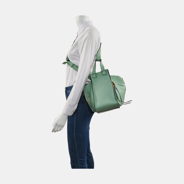 Hammock Small Calfskin Green