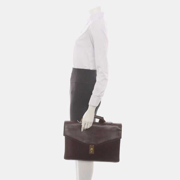 Grained Calfskin Brown