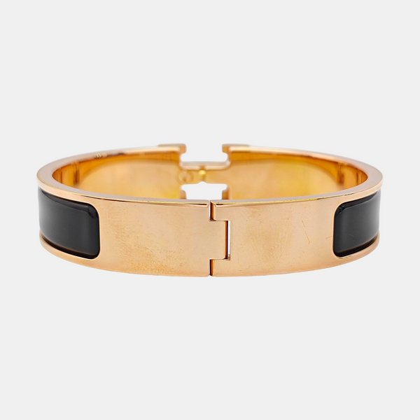 Clic H Metal Rose Gold Bangle