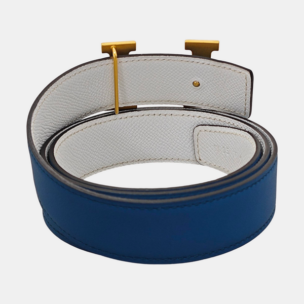 Leather Belt Blue