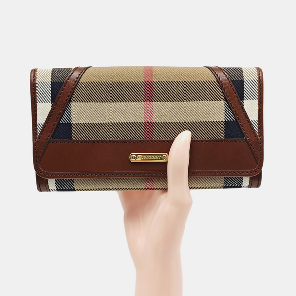 Canvas Wallet Brown