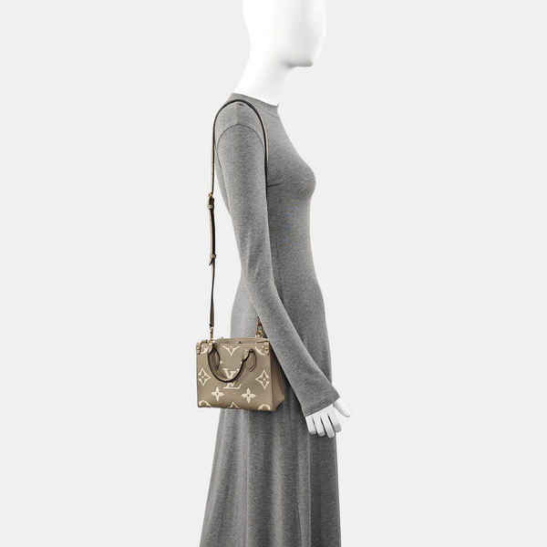ONTHEGO BB Monogram Calfskin Gray