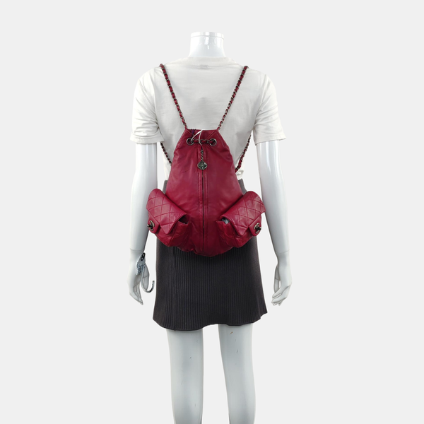 Quilted Calfskin Red