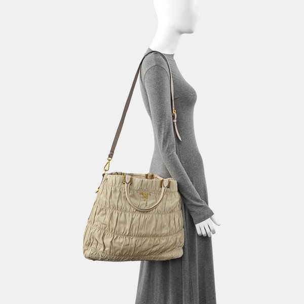 Gaufre Calfskin Beige