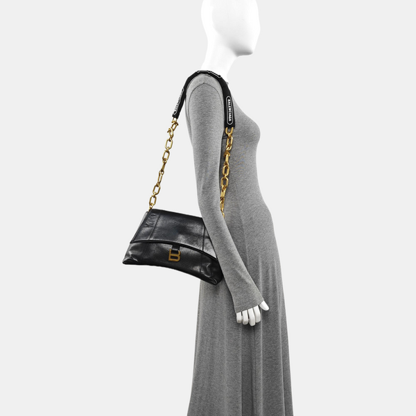 Downtown Small Calfskin Black