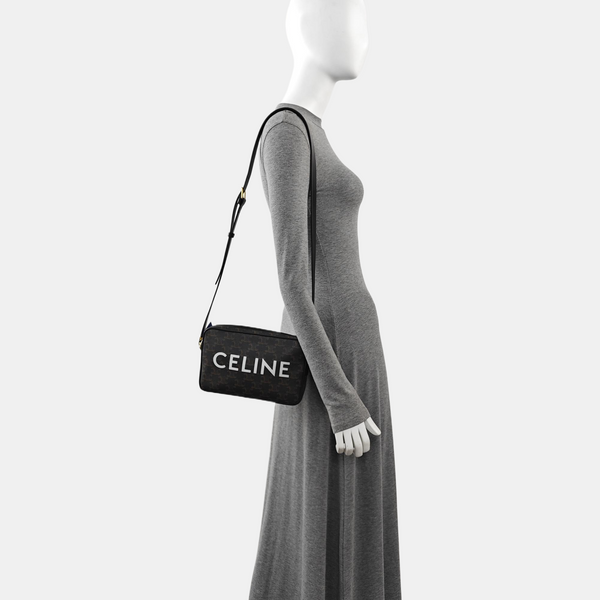 TRIOMPHE Medium Coated Canvas Black