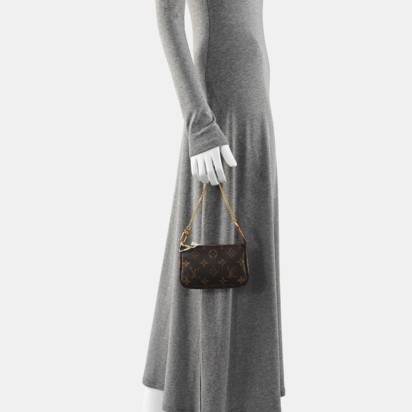 ACCESSOIRES Mini Monogram Coated Canvas Brown