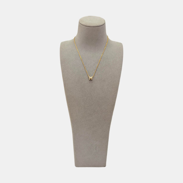 Pop H Metal Rose Gold Necklace